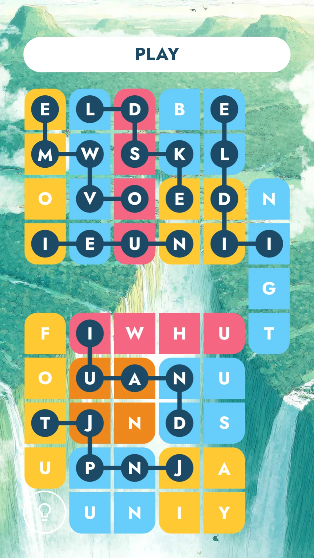 Match letter chains in this cozy word puzzle game